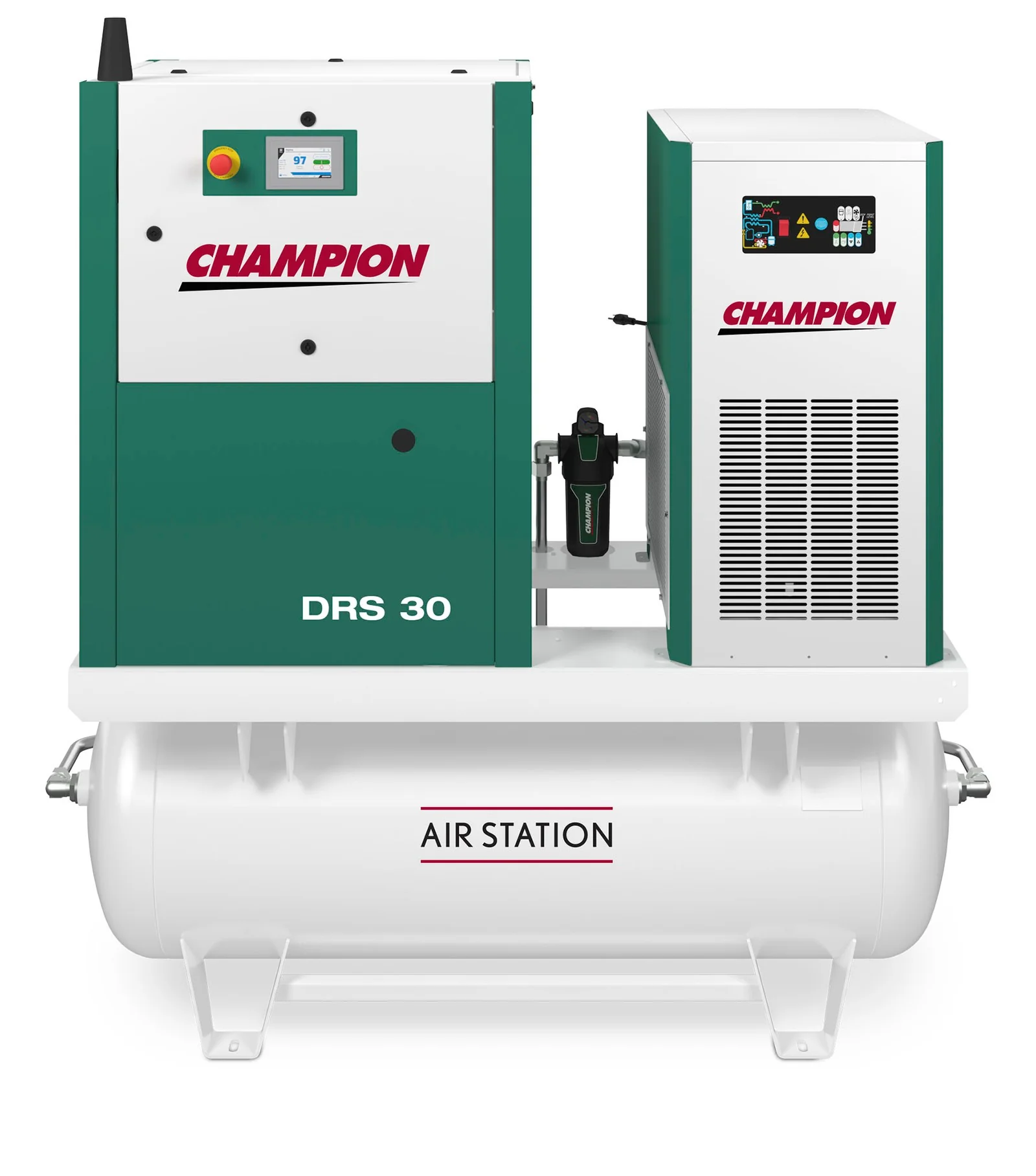 DRS30 Air Station with refrigerated dryer and tank